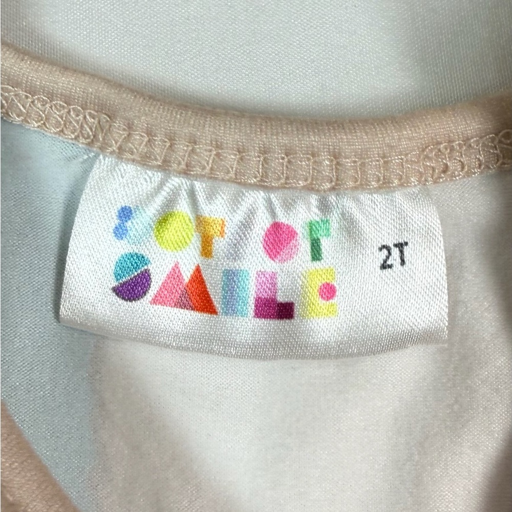 DOT DOT SMILE NYC Print Twirl Dress Short Sleeve Fit And Flare Size 2T - Picture 4 of 15